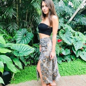 Snake skin Zara skirt